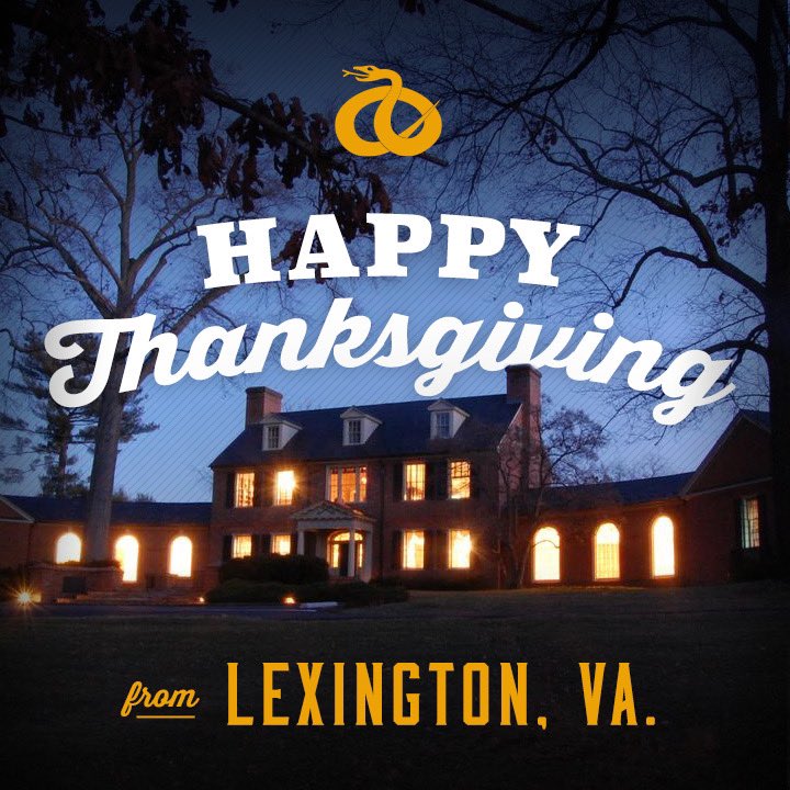 From Lexington, Va. to you, Happy Thanksgiving from the Legion of Honor! #HappyThanksgiving