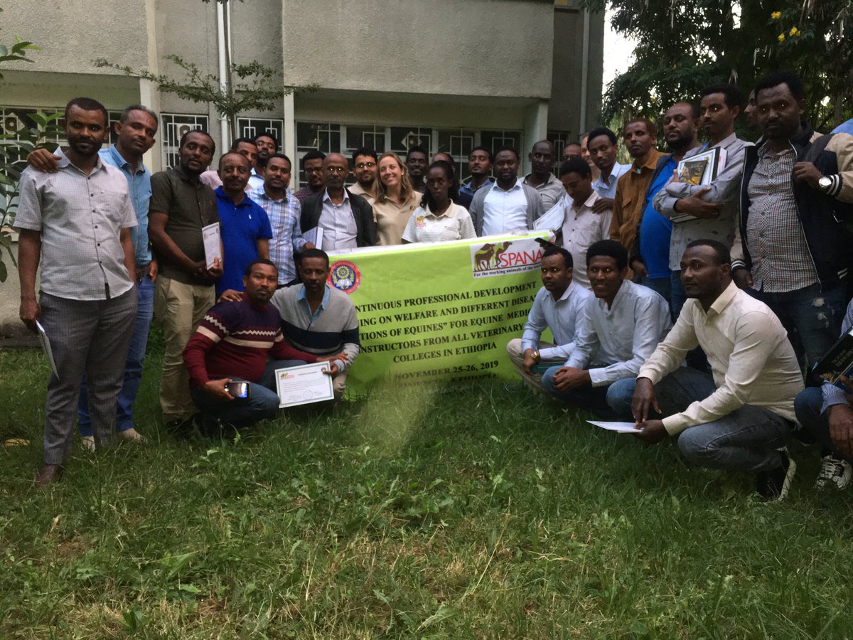 CPD organised by SPANA at AAU CVMA @SPANAcharity  time well spent