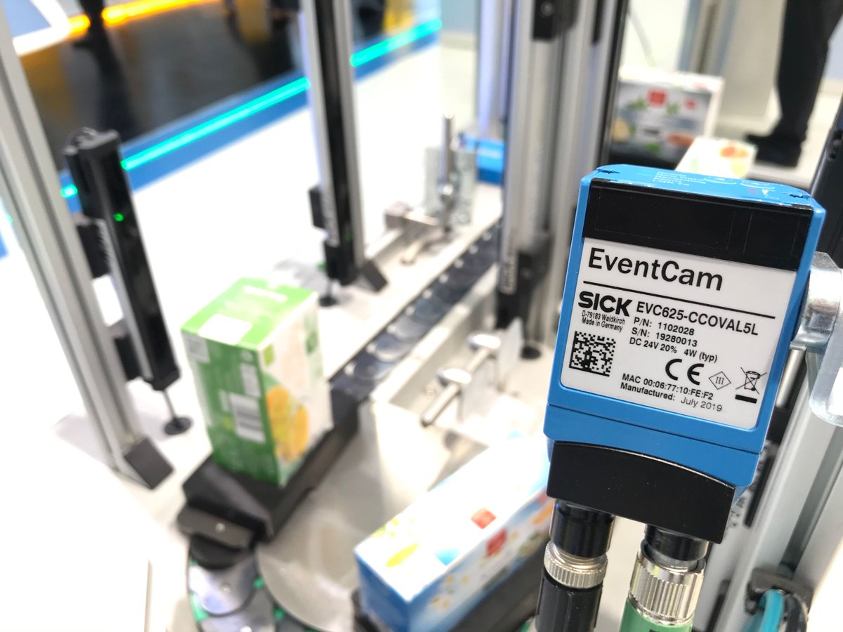 SICK_de's tweet photo. Warum gab es eine Störung im Produktionsprozess? Warum hat mein Scanner ausgelöst? Sie wollen dies wissen ohne den Produktionsprozess persönlich zu überwachen? Genau das ermöglicht die EventCam von SICK. Mehr auf der #sps_live: Halle 7A, Stand 340 #I40withSICK #I40NOW https://t.co/1sVkNj7ESJ