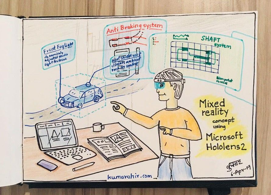 kernel_kumar's tweet image. An old concept sketch on Mixed Reality
buff.ly/2KTSBRb
#design4vr #3d #3dinterfaces #3dUI #vr #virtualreality #immersivedesign #immersivetech #augmentedreality #xr #spatial #spatialcomputing #immersive #MixedReality