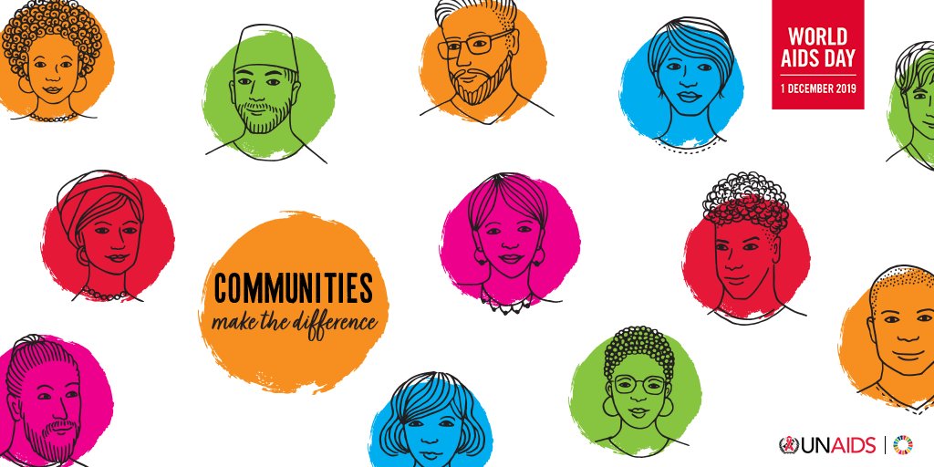 Today is #WorldAIDSday. 

Let's highlight the key role that communities have in the HIV/AIDS response. 

"Communities make the difference."