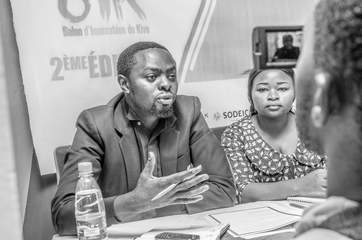 Le Directeur du #SIK2019, Patrick Bashonga explique devant la presse les spécialités de cette édition. Avant d'inviter le public à répondre présent ce vendredi et le samedi, c'est à dire le 29 novembre et le 30 novembre à Linda Hôtel de #Goma.