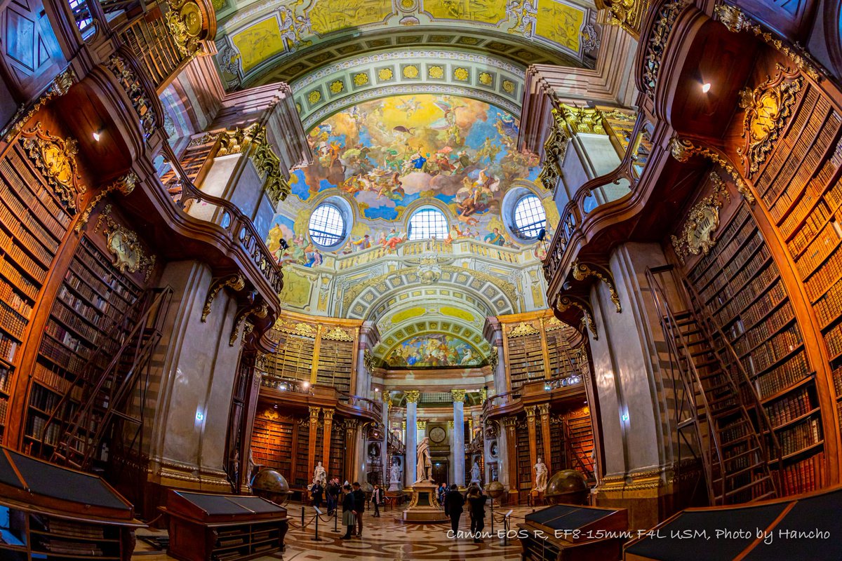 akibacabin's tweet image. Austrian National Library 
#Vienna #photography #architechure #eosr