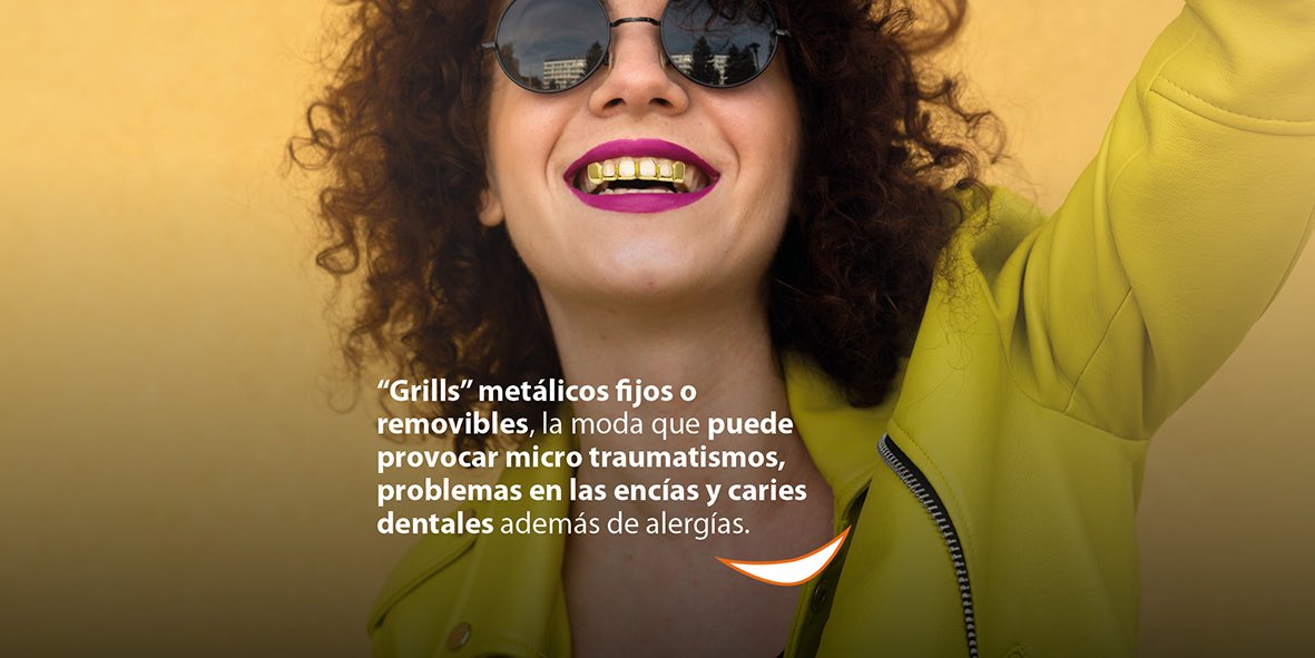 SolucionDentalE's tweet photo. Tras la aparición de Rosalía, en su último video clip, parece ser que se ha puesto de moda decorar la dentadura.
Consulta con un profesional sobre opciones más seguras y sobre posibles complicaciones de adornos o tatuajes que se adhieren al diente por un corto periodo de tiempo. https://t.co/HTDqIpdWzI