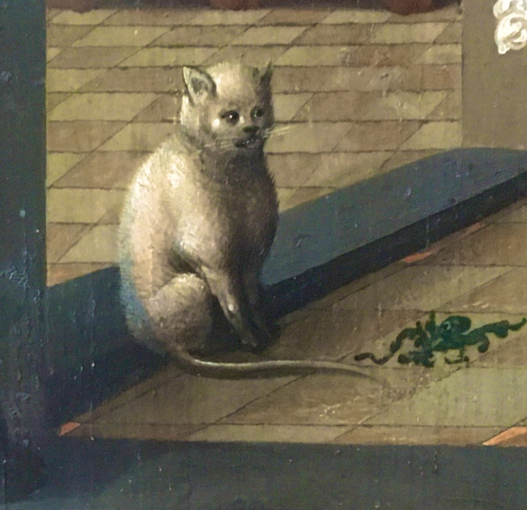 Medieval painting, or a still from the upcoming  #CatsMovie ? Can’t decide.