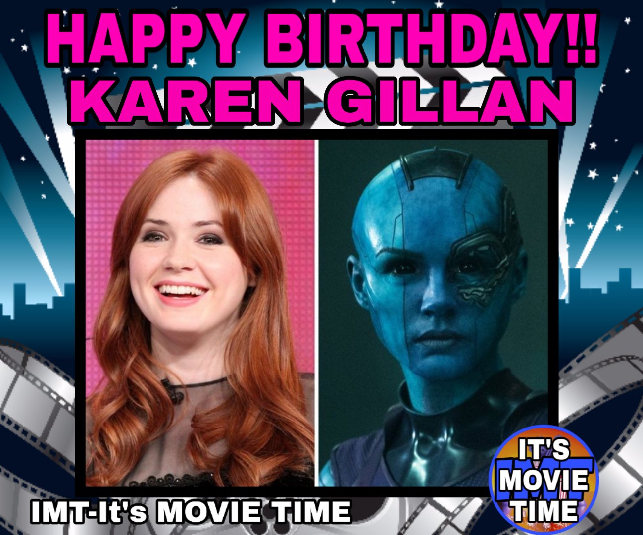 Happy Birthday to the Beautiful Karen Gillan! The actress is celebrating 32 years. 