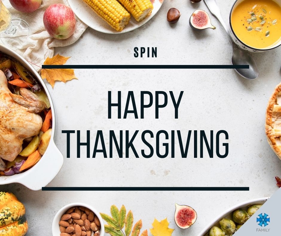 #HappyThanksgiving! We hope your tables and hearts are full today! We are thankful for YOU, our outstanding SPIN members!