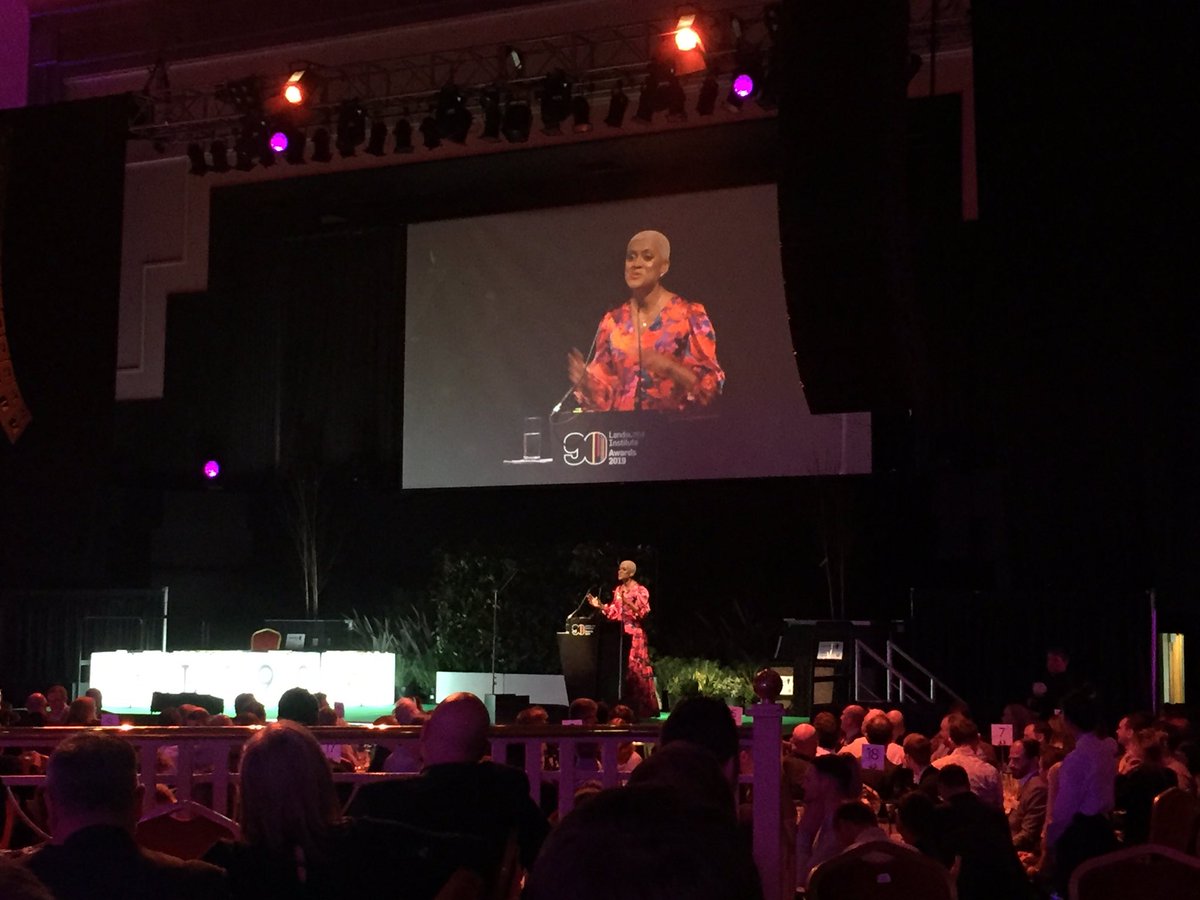 land4future_uk's tweet photo. A call to action from #AritAnderson to communicate our #climatesolutions with the public. #talklandscape #LI2019Awards #LandscapeforFuture https://t.co/4Y7AIlySup