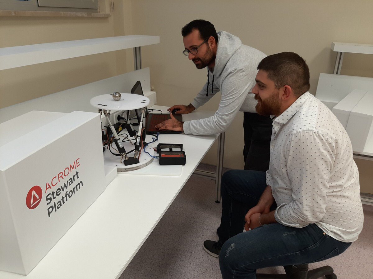 AcromeRobotics's tweet photo. Acrome Educational Platforms are installed at Kirklareli University Robotics Lab!
#automation #control #robotics #mechatronics #acrome #controllab #roboticslab #education https://t.co/E3ICIUJMDu