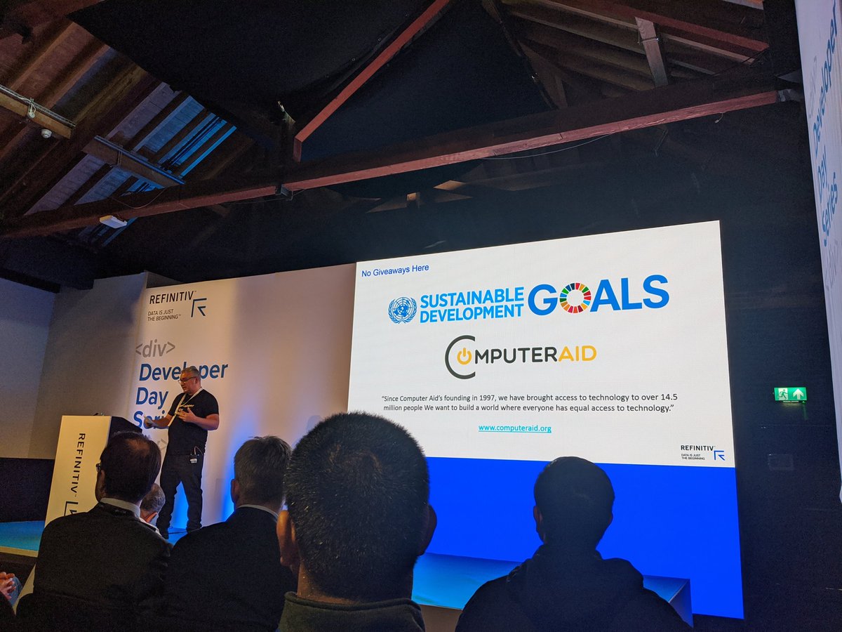 Computer_Aid's tweet image. A big thank you to @Developers for having us as their chosen charity for this event series #datadevelopers