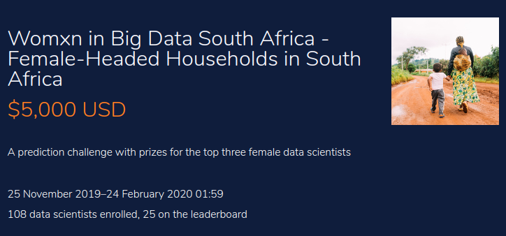 #Rladies, check out the latest challenge from @ZindiAfrica, with prizes specifically for #womenindata #womenindatascience!  

#datascience #rstats #python #bigdata #localislekker