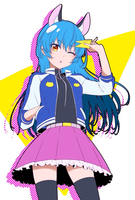 過去絵 最近のが多いですが〜
#いいニーハイの日 