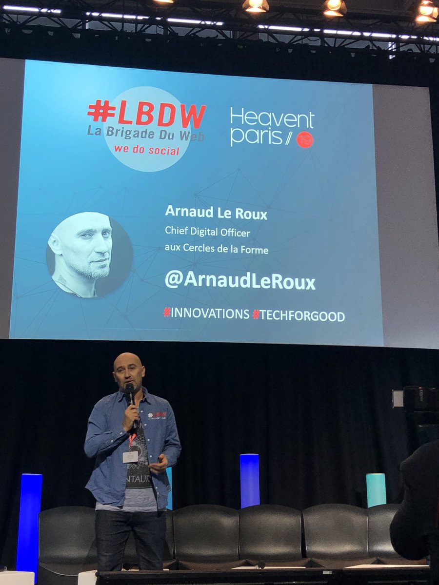 En matière de stratégie de contenu penser que 60 % des contenus sont des vidéos, la voix revient avec les podcasts #HeaventParis #lbdw <a href="/ArnaudLeRoux/">LE ROUX Arnaud</a>