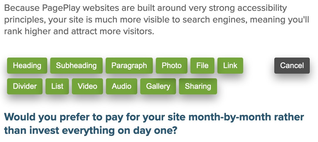 PagePlay - Websites Anyone Can Manage tweet media