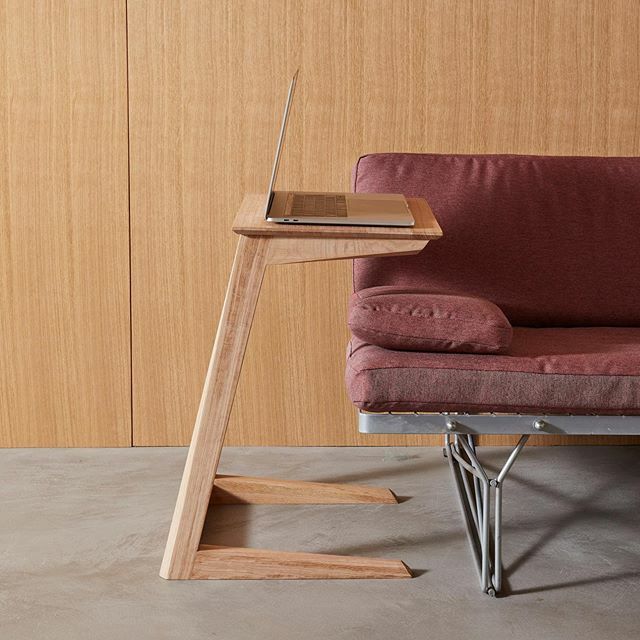 Our new Laptop Table slides underneath your sofa to give you a perfect surface to work on whilst getting comfortable. We make them in a choice of natural hardwoods in our London workshop. Available on our website now. #lowrylondon #oak #utilityfurniture … ift.tt/2QVRAff