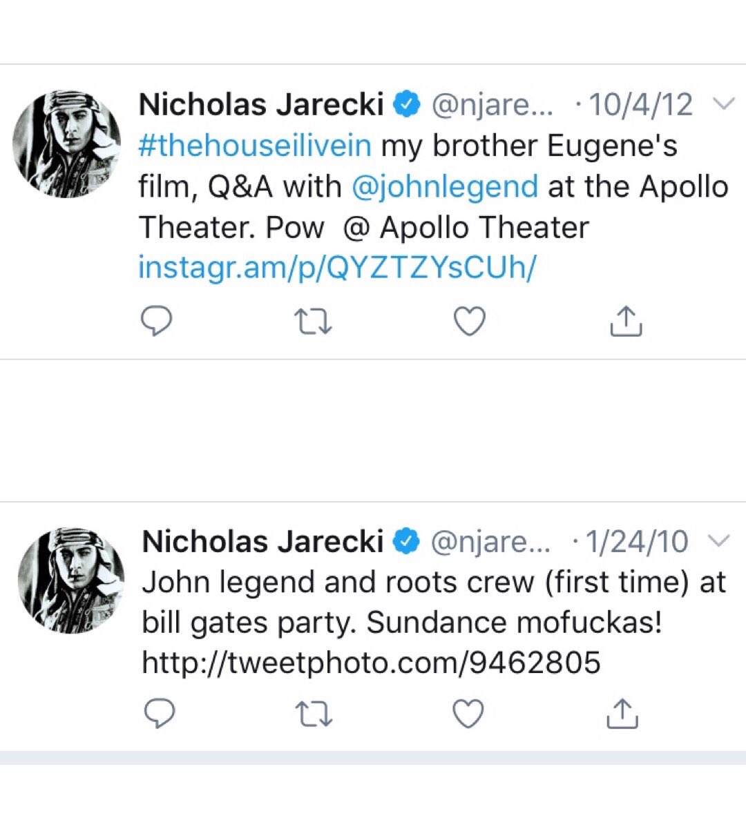 (4/15) Jarecki has 4 sons, *3* of which are filmmakers.Travel buddy Nicholas is most famous for “Arbitrage”, starring the Chandler-linked Richard Gere and recently “Black-Eyed Susan” Sarandon. He has some other potentially interesting associates as well (cc:  @Tiff_FitzHenry )