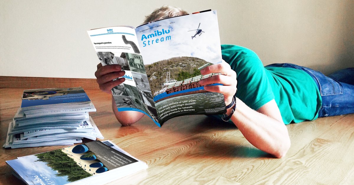 Are you up for a real page-turner? Introducing the new Amiblu Stream #magazine, feat. groundbreaking evidence on the 150 yrs #lifetime of #GRP #pipes! Click here to download: bit.ly/2ORdSfA