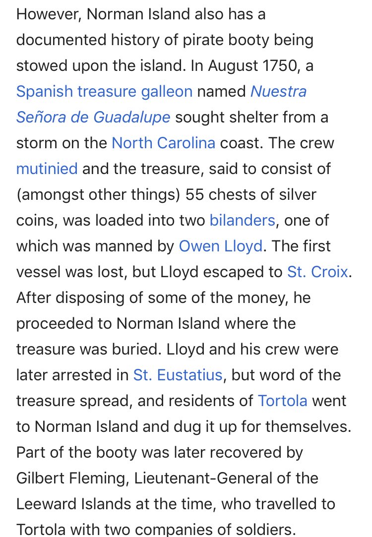 (9/15) Norman Island has no permanent inhabitants, “other than wild goats”, according to Wikipedia (  ) but it has two restaurants. Apparently it was the inspiration for “Treasure Island” and many mysterious caves, so cruise ships supposedly stop by