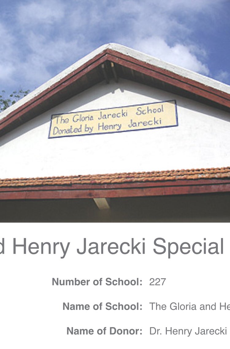 (13/15) He and his wife also have The Gloria and Henry Jarecki Special Skills School in Cambodia. Again, no dedicated website, nothing asking for donations or talking about what they do... This is one humble motherfucker.(Clearly the money didn’t go towards a decent sign)