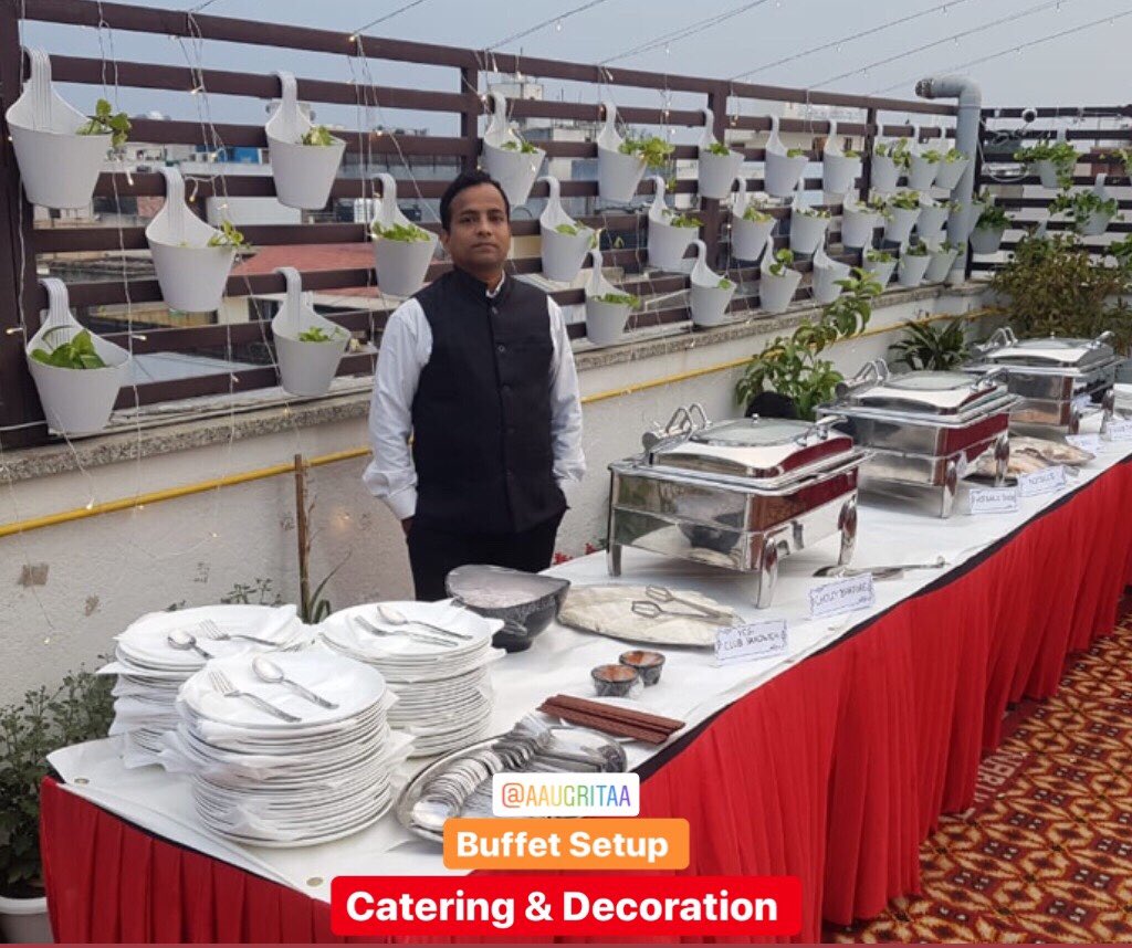 Aaugritaa's tweet photo. #Catering for 70pax on the occasion of Birthday #Aaugritaa doing the catering and decoration #VegMenu #Foodie #Chef https://t.co/FwxU3fxMjZ