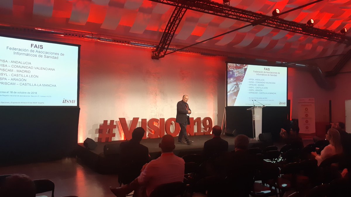 itsmfes's tweet photo. Hablamos sobre la gestion del Puesto de Usuario en el Servicio Andaluz de Salud #APISA, @servicenow nos explica la ponencia: "Innovando en la gestión de servicios empresarial” y @Tecnofor: ITSM On Jira: Tu nuevo Service desplegado en 30 días (o menos). 

Todo en #vision19 https://t.co/U2k84tGCDM