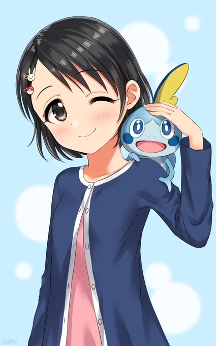 佐々木千枝ちゃんとメッソンを描きました✍️ 