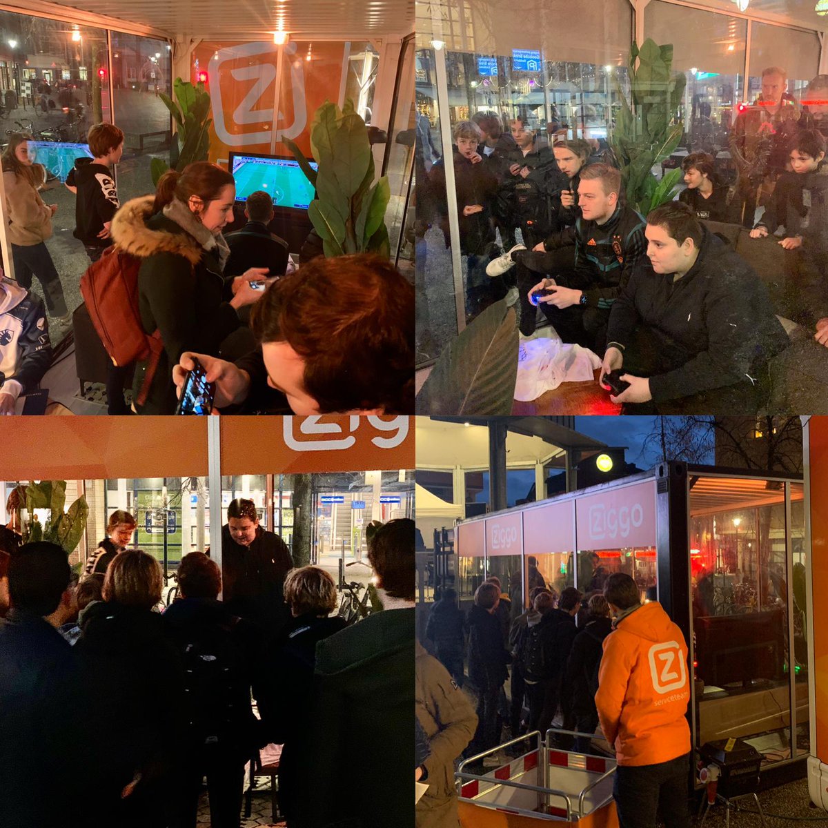 libertyglobal's tweet photo. Our friends @VodafoneZiggo have announced their latest #Gigacity – Hilversum. To celebrate the occasion they invited e-athletes @TabzzLoL from @TeamLiquid & @DaniHagebeuk from @AFCAjax_eSports to showcase the quality of #NextGenBroadband speeds. https://t.co/2TqZtECplr
