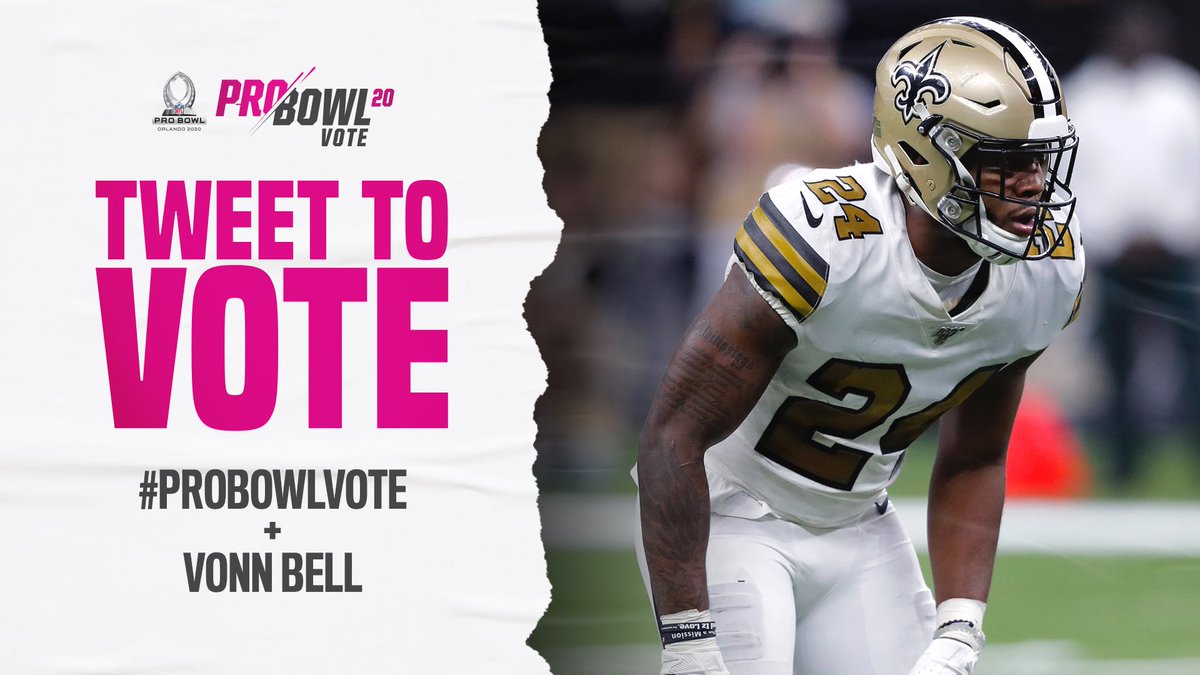 Vonn's tweet image. Happy Thanksgiving! Pro Bowl Twitter voting is now live! 

Every TWEET or RETWEET with @Vonn + #ProBowlVote = One Vote!

TWEET or RETWEET now! Every vote counts! #WhoDat #Saints