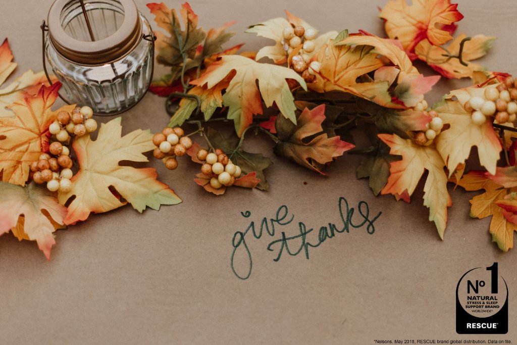 Wishing you a happy, healthy, &amp; stress-free Thanksgiving! What are you most thankful for? 💛

#RescueRemedy #HappyThanksgiving #Thanksgiving #Grateful #Thankful #GiveThanks #Holiday