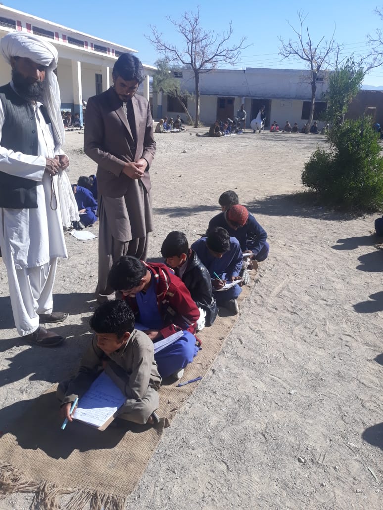 SecondaryEduca2's tweet photo. Visit of schools of Rarhasham district Musakhel. Exams are going on. https://t.co/C7CSN8rpDY
