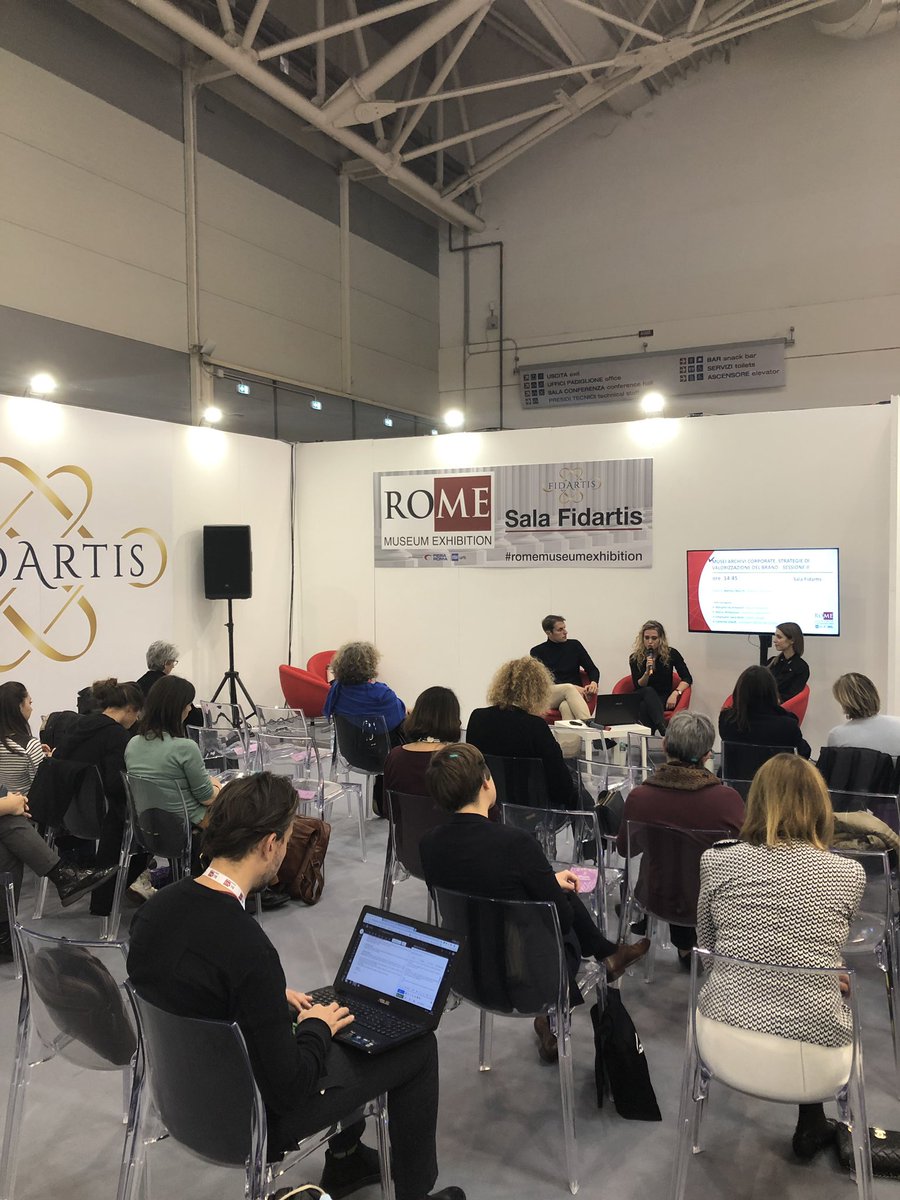 Robilant's tweet image. Si parte! Con Robilant Associati al @rome_museum si parla di #brandheritage. Insieme a @MatteoMocchi, Maria Mihaylova di Heineken Experience e Caterina Ghelfi di Carpigiani Museo del Gelato