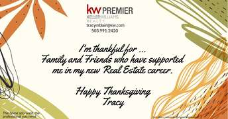 From my home to yours...and any future homes you would like to buy or sell.