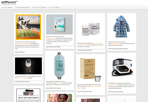 Zu Weihnachten einfach mal was anders machen? Wir hätten da ein paar Ideen. Zum diffferent Geschenke Guide: trend.diffferent.de