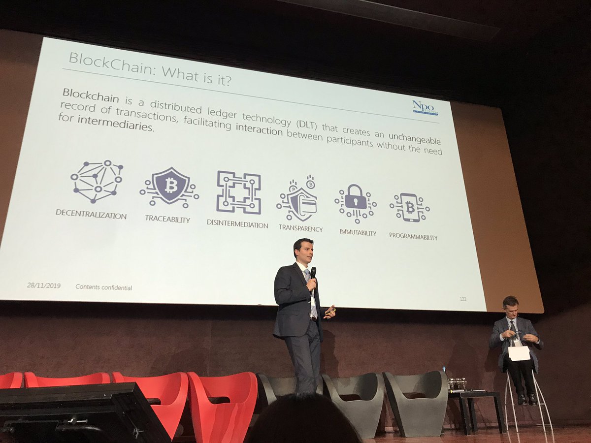 Industry4Biz's tweet image. La #blockchain è un game changer che determina un cambio di paradigma verso modelli decentralizzati e disintermediati @NpoSistemi @AsapSMF #ASAPFORUM @Blockchain4inno @Industry4Biz