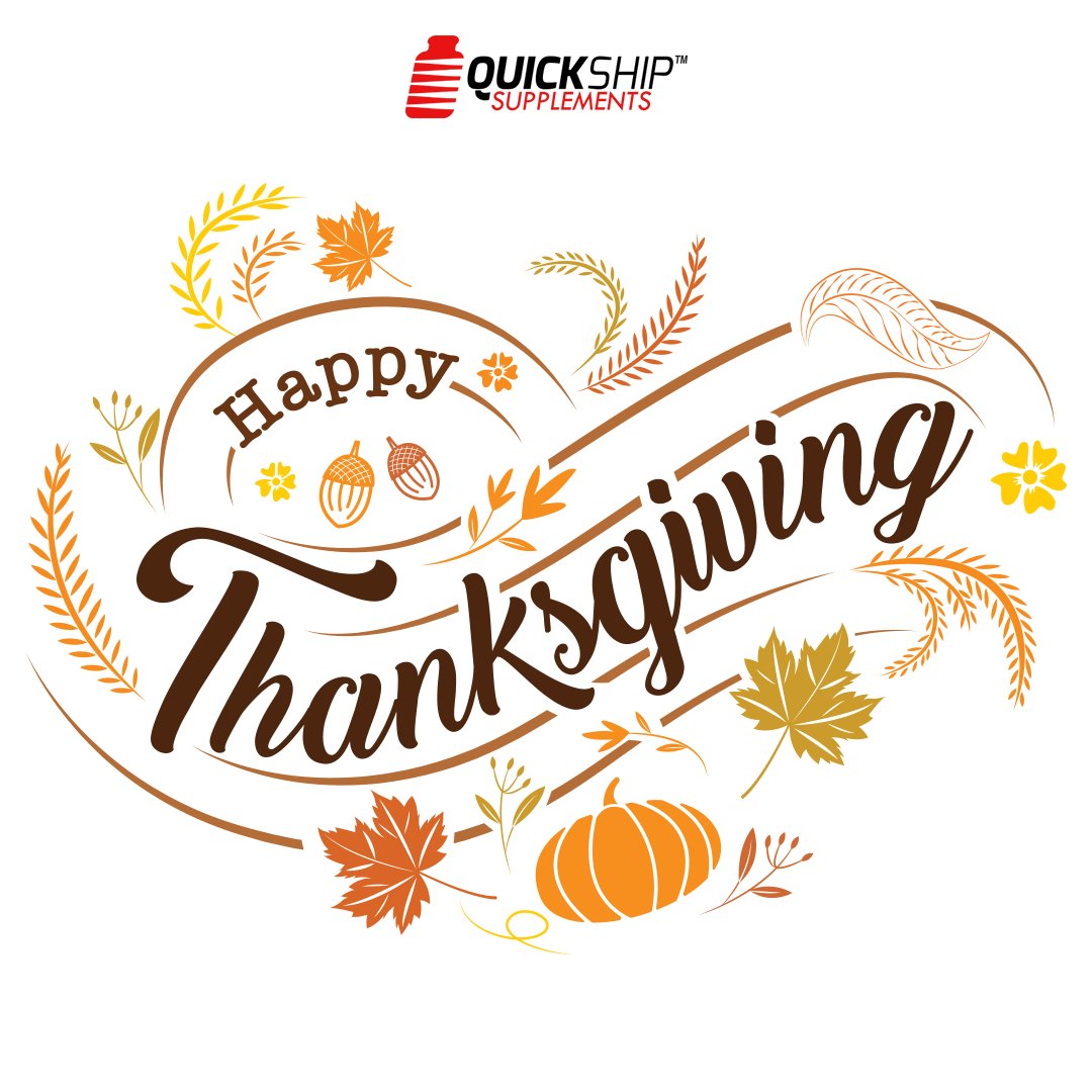 QuickShipSupp's tweet image. #HappyThanksgiving from Quickshipsupplements.com!

#Thanksgiving #Thanks #Family #Thankful