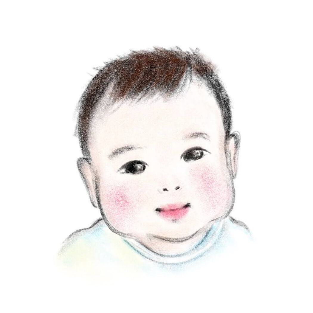 赤ちゃん ほっぺの形がツボ イラスト Illustration ふるやまな 絵描きのイラスト 赤ちゃん ほっぺの形がツボ イラスト Illustration ふるやまな 絵描きのイラスト