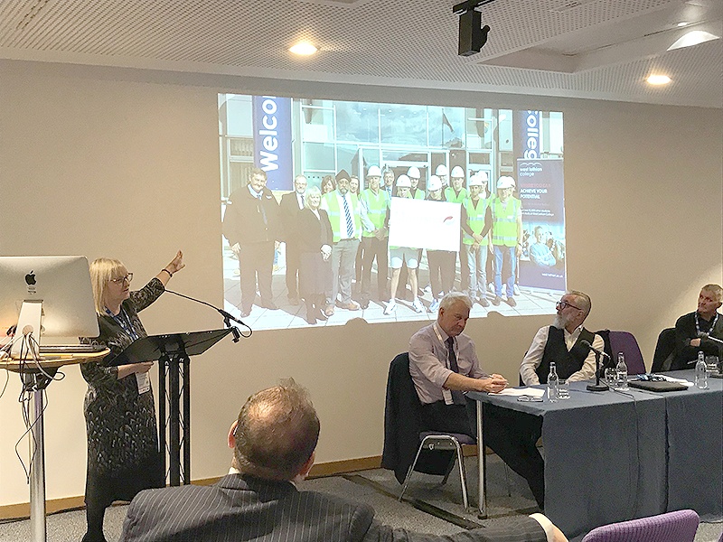 morrisonbuilds's tweet image. We were delighted to be able to invite representatives from @AyrshireColl @Glasgow_Clyde and @WestLoCollege to day two of @EduScotland to talk about our productive partnerships providing opportunities for the next generation of construction workers to learn on and off-site.