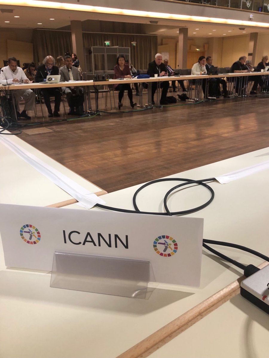 #ICANN #IGF2019 Pleasure to speak with Vera Major at this Session on the 2020 WSIS Forum in Geneva.