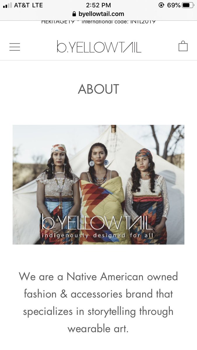 VOLVÍB.YELLOWTAIL • fashion and accessories brand • Their collab with Chief Seattle Club helps to combat Native homelessness • they provide and entrepreneurial platform for indigenous peoples in North America MORE HERE:  https://byellowtail.com/pages/about-us 