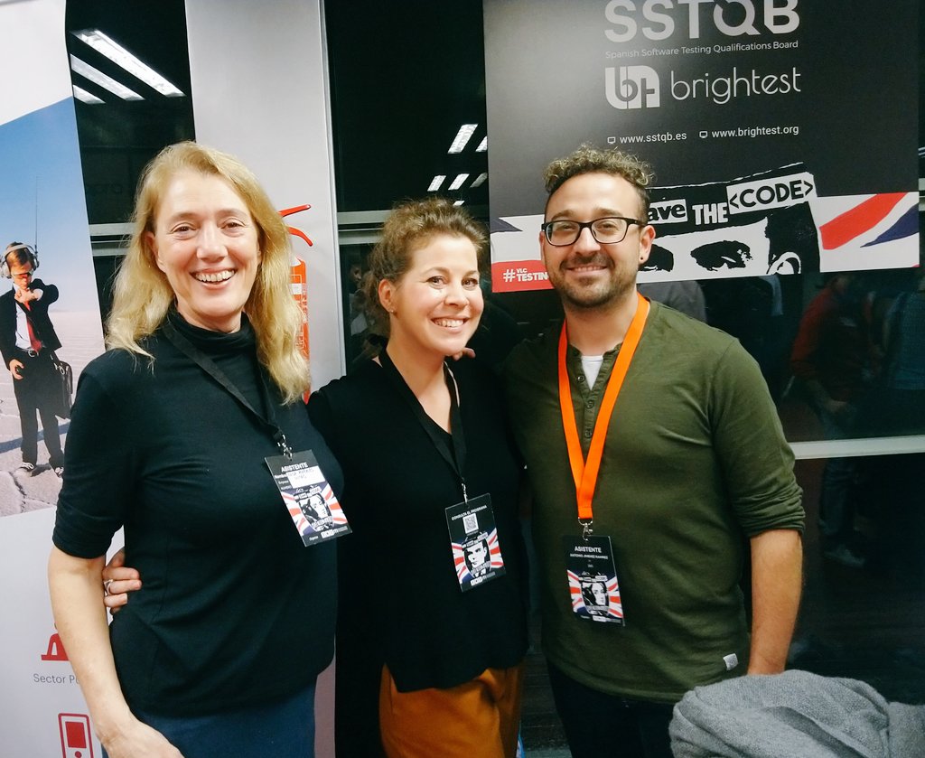 ToneJR's tweet photo. Gran #VLCTESTING19 donde he tenido la oportunidad de conocer a grandes personas como @LuisaMo67360698 y @EmilieBrightest !!!!
#brightest #sstqb #savethecode https://t.co/0ZYoscHXsr
