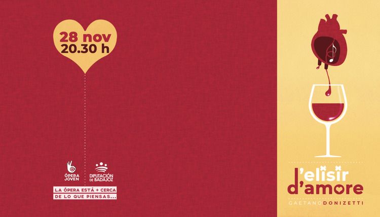 Cuenta atrás para el estreno de "L´elisir d´amore" , una producción de <a href="/DipdeBadajoz/">Diputación de Badajoz</a> y <a href="/operajoven/">Opera Joven, AC</a> #opera #Badajoz #Eventos buff.ly/2DmmxBl