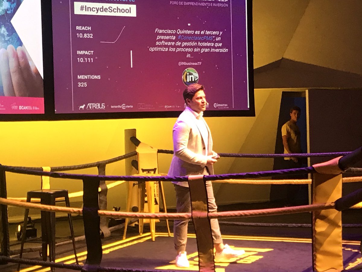 INbusinessTF's tweet photo. El último proyecto en presentarse es #TripleOgames" de Cristian Quintana y su plataforma de desarrollo para el juego #BattleDerby.
“El 70% de la población mundial utilizan los videojuegos”
Play 2 earn, nuestro modelo de negocio.
#IncydeSchool #TenerifeINvierte https://t.co/tErfUAoRKD