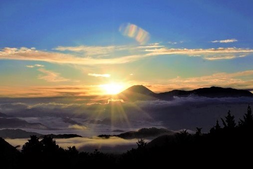 富士山日の出