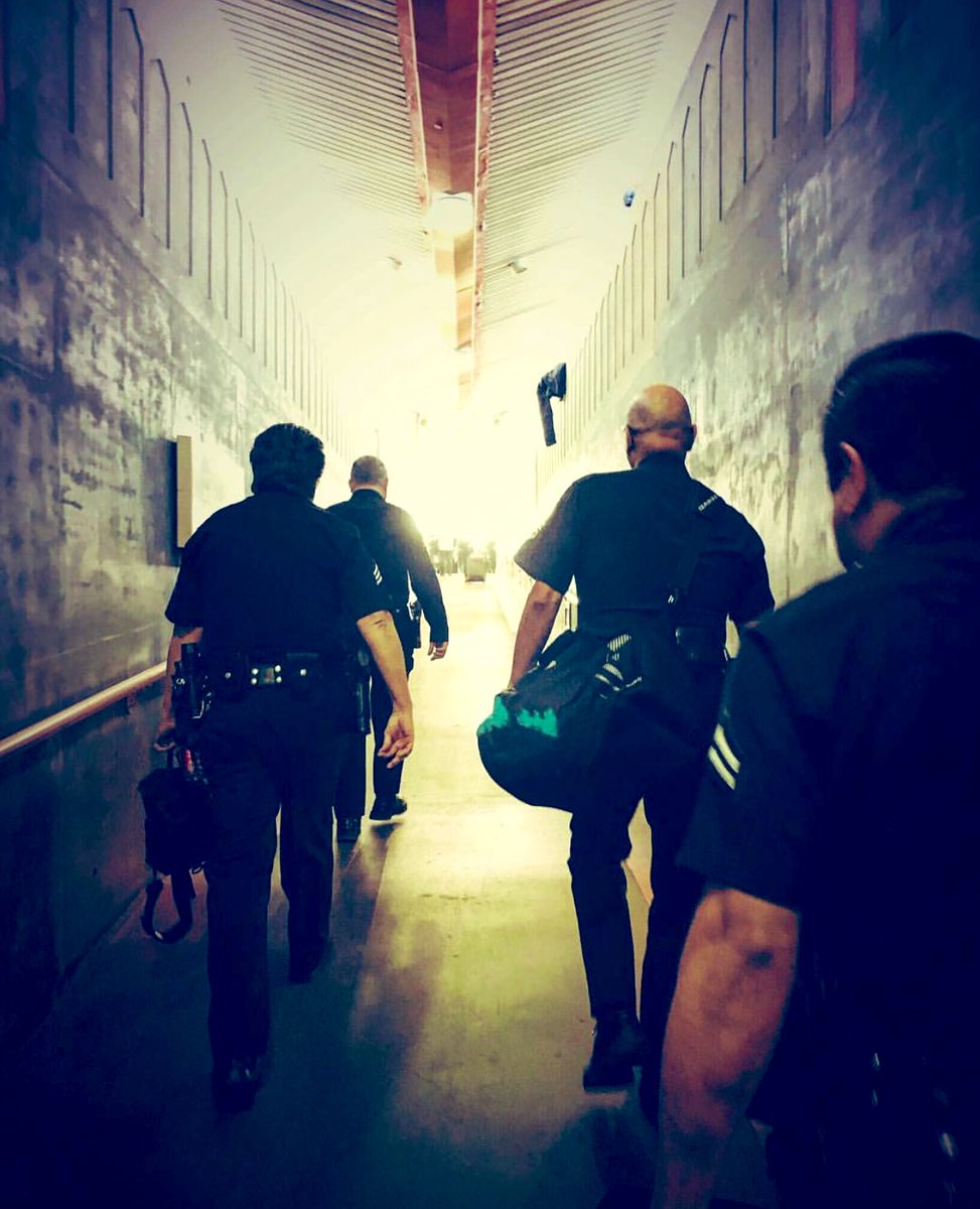 LAPDChiefMoore's tweet photo. Today, while many Angelenos enjoy family and friends over a table of good food—some will be out, patrolling the streets of Los Angeles in the rain with one goal: keeping you safe. #HappyThanksgiving on behalf of the men and women of the LAPD. https://t.co/4MlHWOaOcg