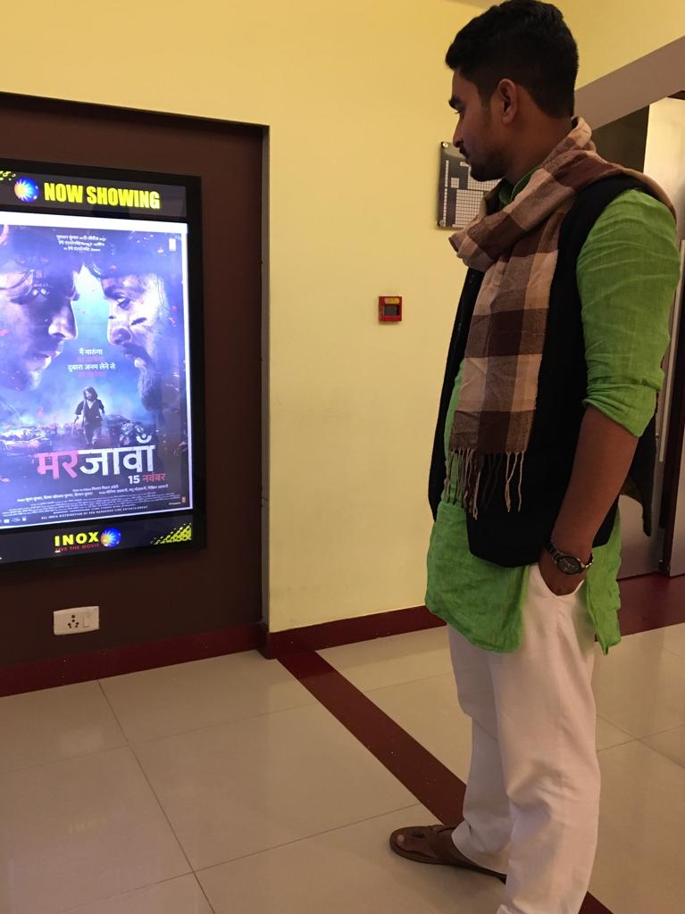 AwnishPathak7's tweet image. Watching #Marjavaan at #Lucknow ☺️