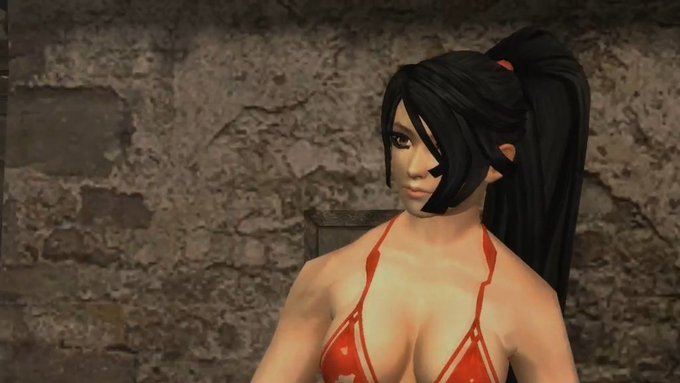 DOA5 Momiji bikini rojo y zuecos EKe5Uk8XsAEVcXU?format=jpg&name=small