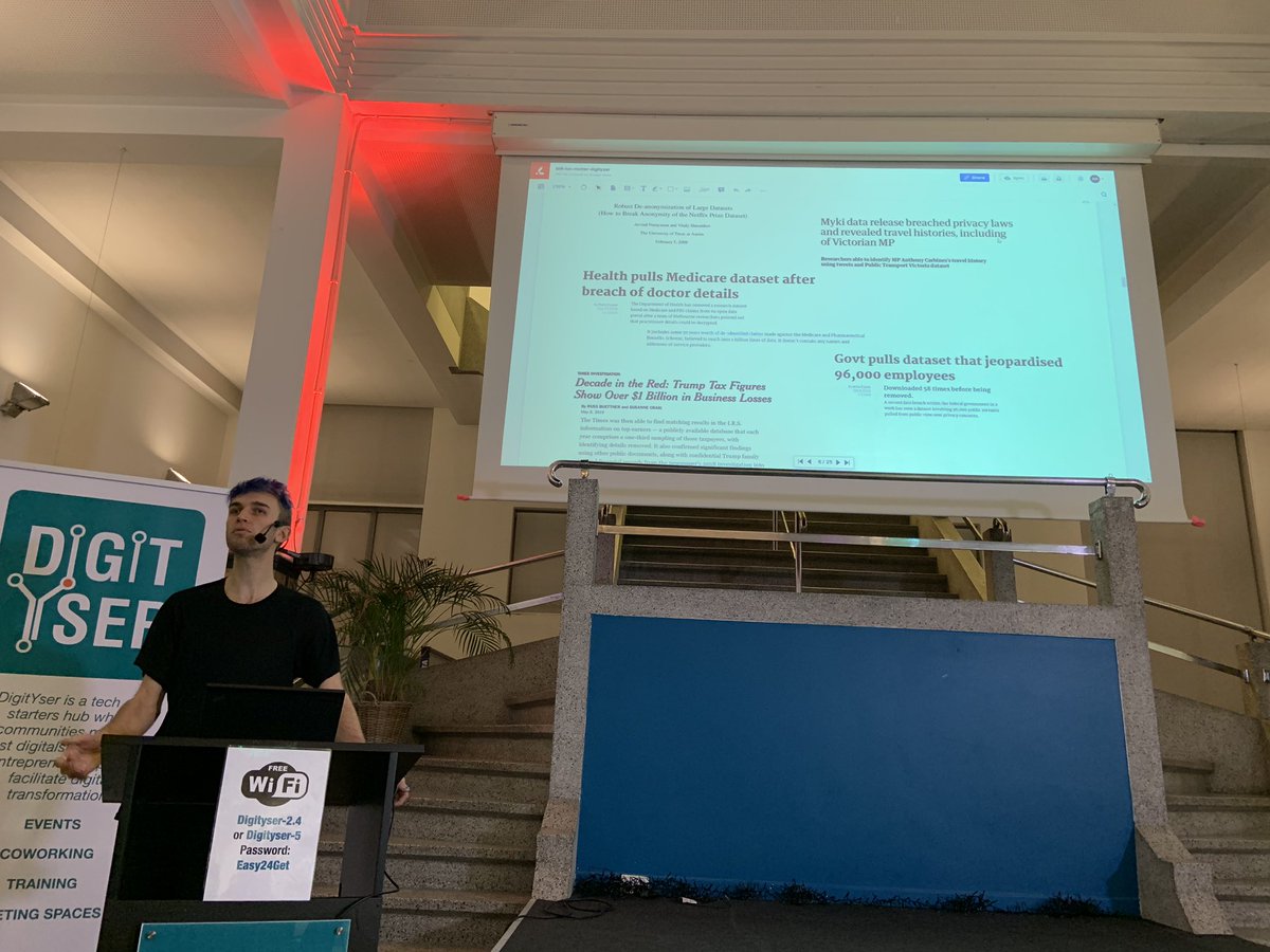 How difficult is it to anonimyze data? Certainly more than you think. Removing personal identifier is often not sufficient. <a href="/cynddl/">Luc Rocher</a> Luc Rocher is explaining why proper data anonymization is now a very active field of research.