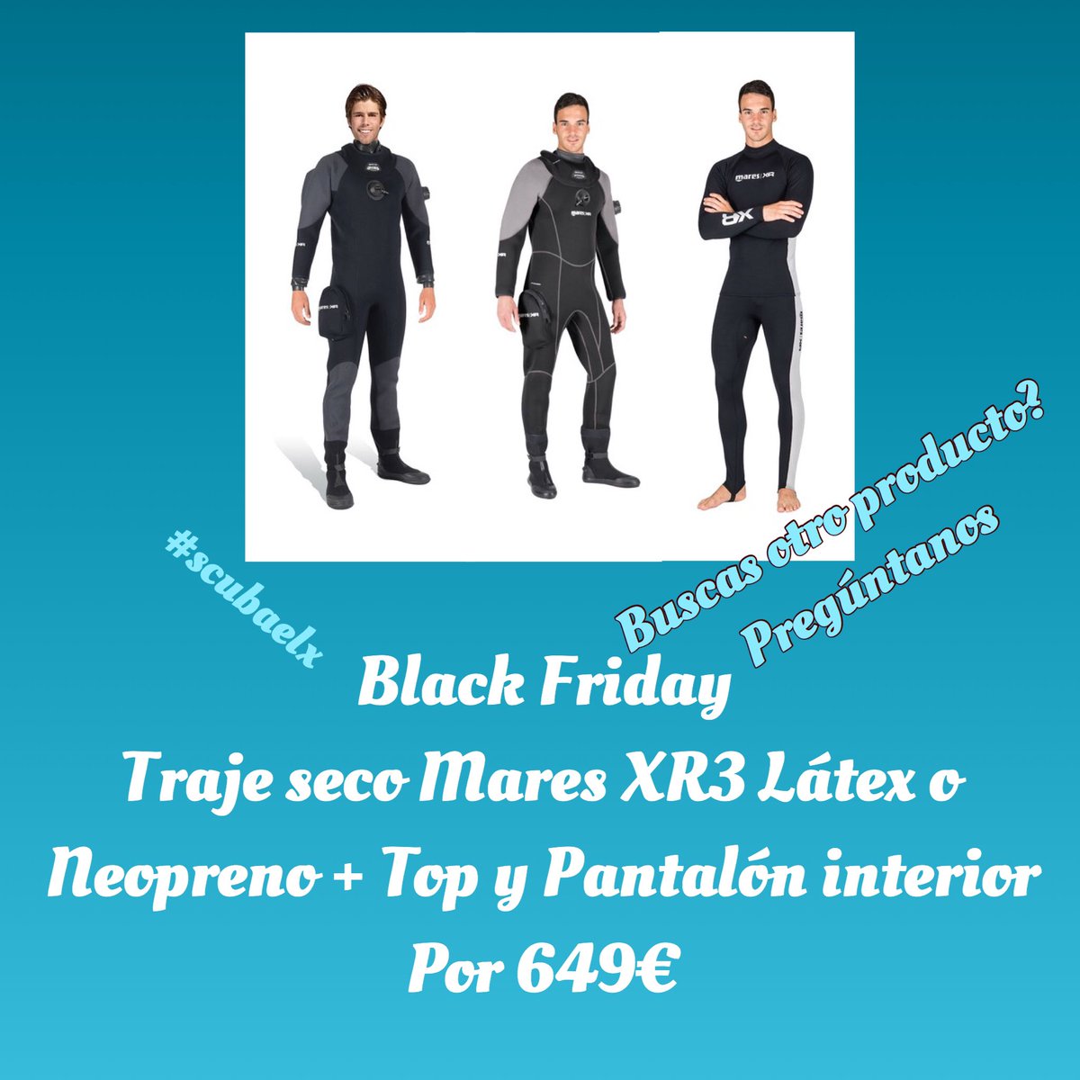 Buceo_Y_Pesca's tweet photo. Empiezan las ofertas Black Friday!!
Aquí os dejamos algunos de los productos con oferta, tenemos muchos más, pregúntanos!!
Ofertas válidas hasta sábado 30/11 14:00
663 237 389 info@scubaelx.com
#blackfriday #diving #scubadiving #mares #buceo #beuchat #seacsub #apnea #freediving https://t.co/aEulouXi3B