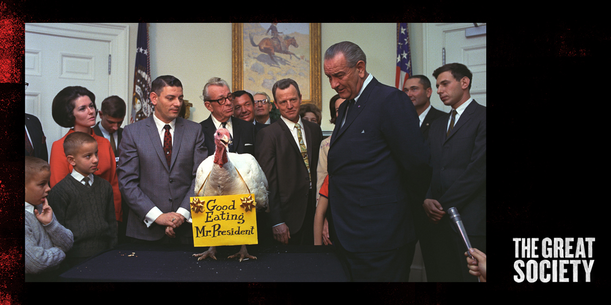 Happy Thanksgiving from all of us at #TheGreatSociety. We hope your day is filled with family, friends, and of course lots of turkey. Many blessings to you all.