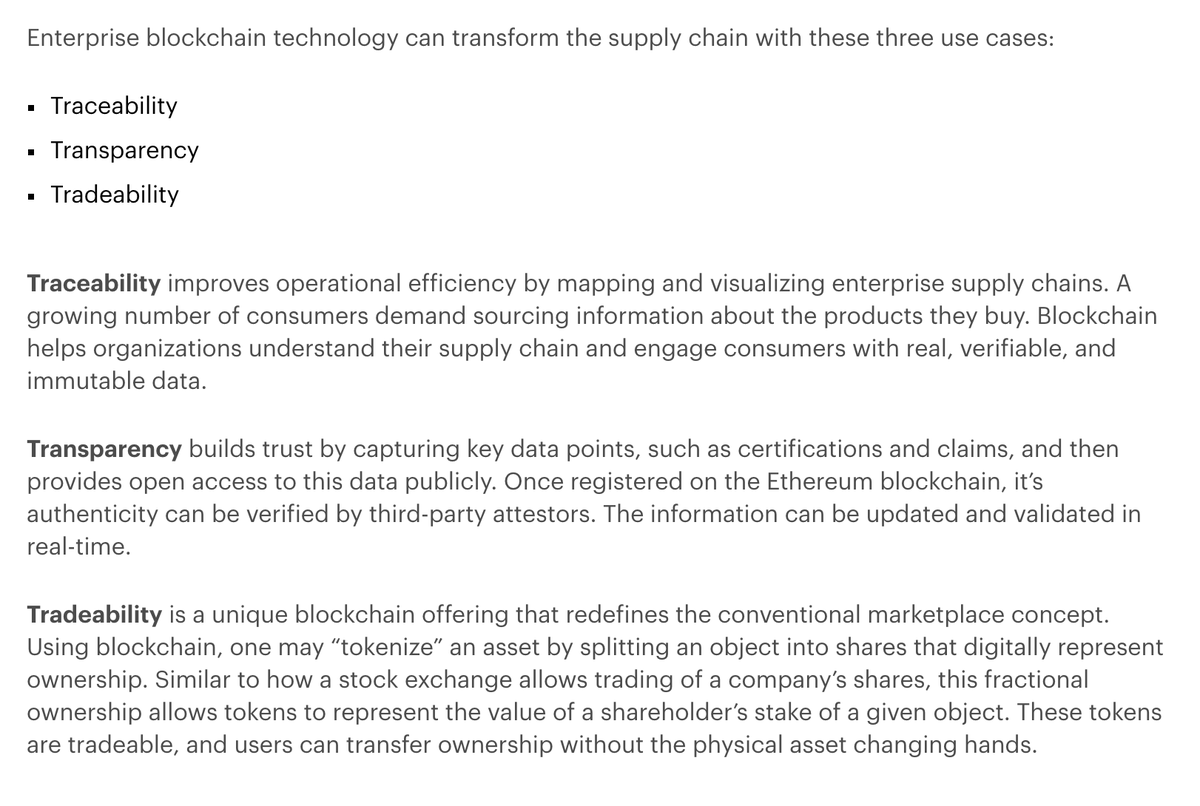 treum_io's tweet photo. What are Popular Blockchain Use Cases in Supply Chain Management? See snapshot summary below!
Visit website below to learn more: https://t.co/3vBAFLcE4r
@ConsenSys #Treum #supplychain #networks #blockchain https://t.co/95OkuL2BvP
